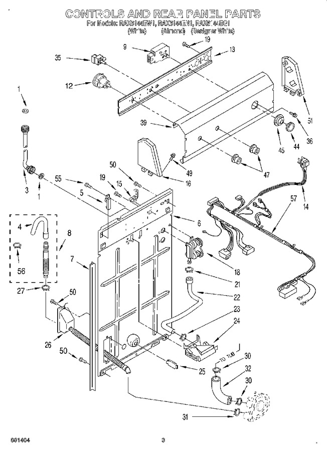 Diagram for RAX6144EW1