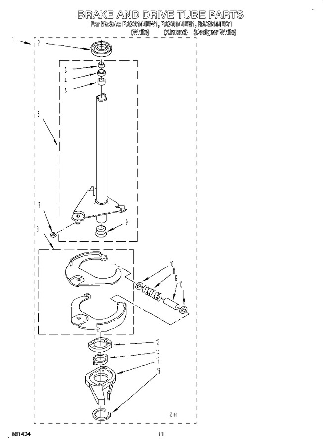 Diagram for RAX6144EW1
