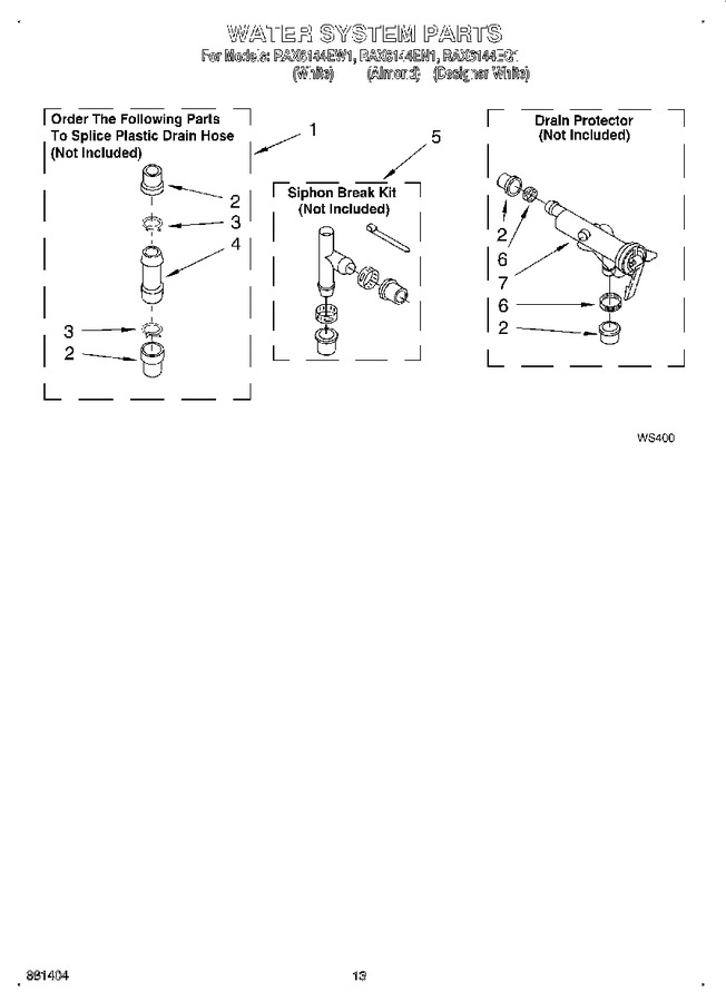 Diagram for RAX6144EW1