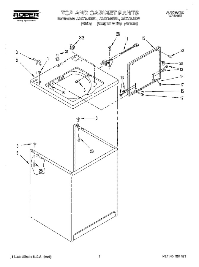 Diagram for RAX7244EN1