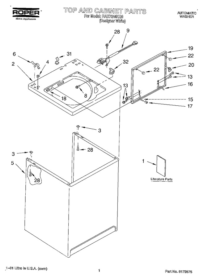 Diagram for RAX7244KQ0
