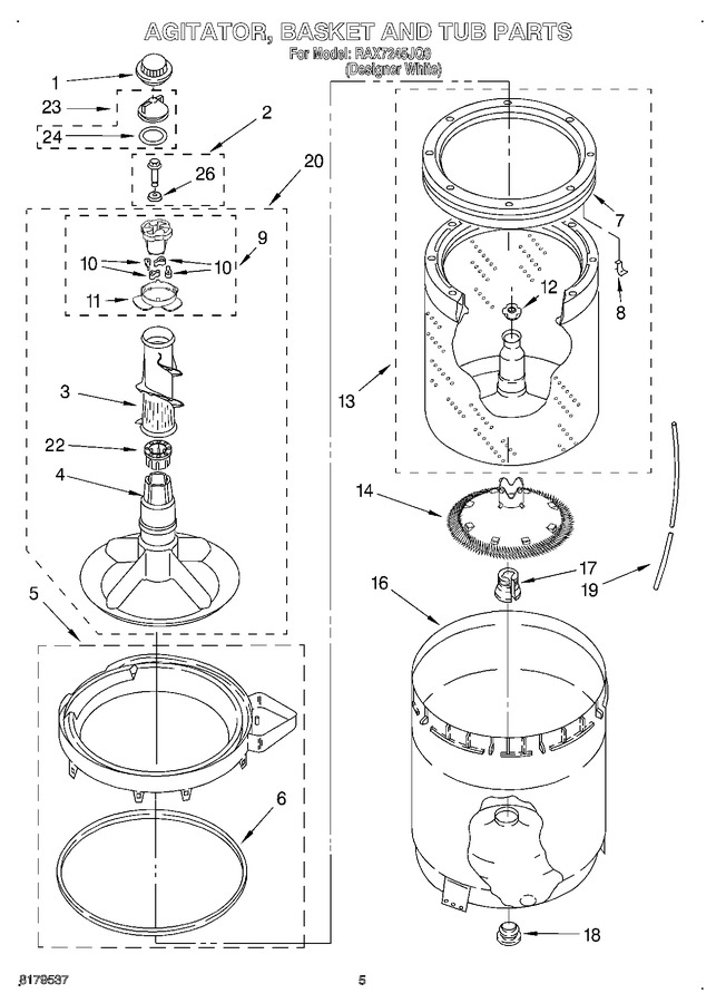 Diagram for RAX7245JQ0