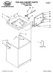 Diagram for 01 - Top And Cabinet Parts