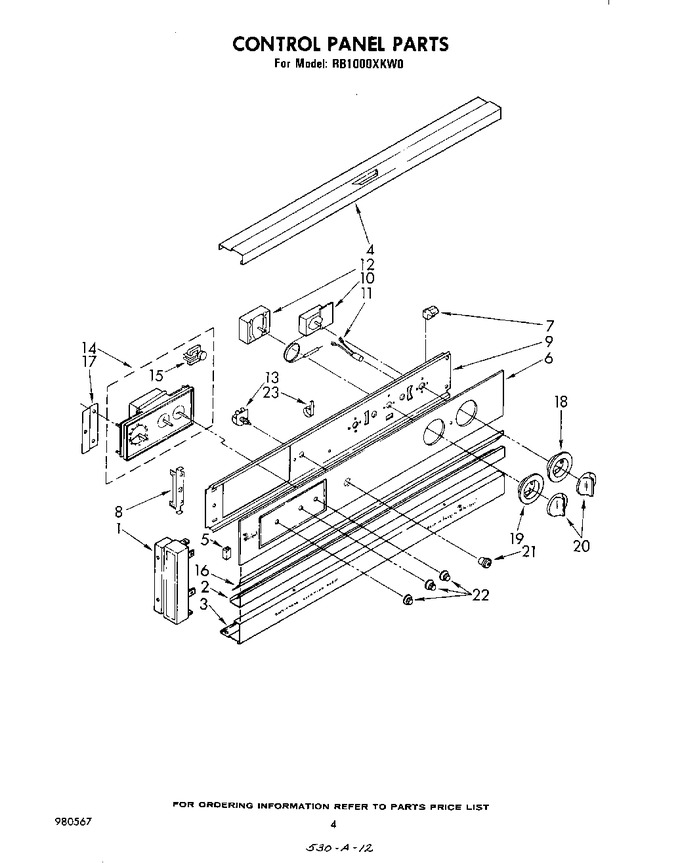 Diagram for RB1000XKW0