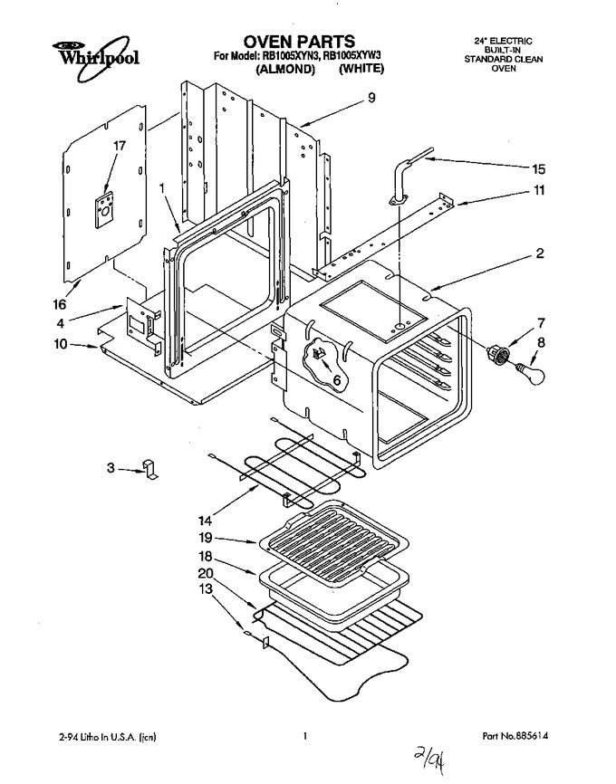Diagram for RB1005XYW3