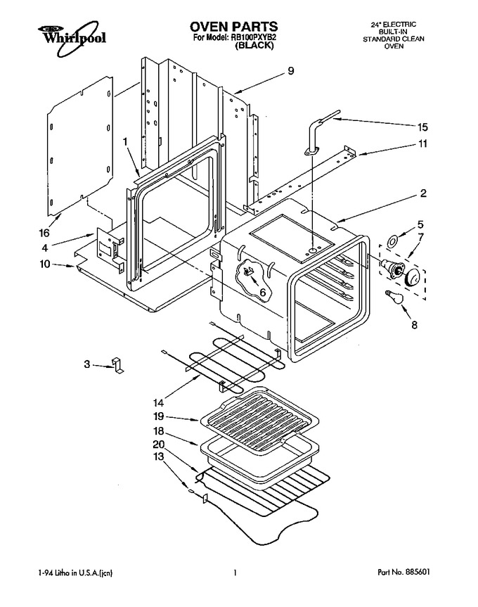 Diagram for RB100PXYB2