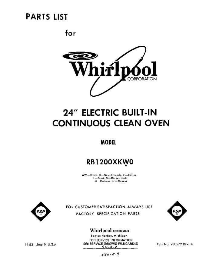 Diagram for RB1200XKW0