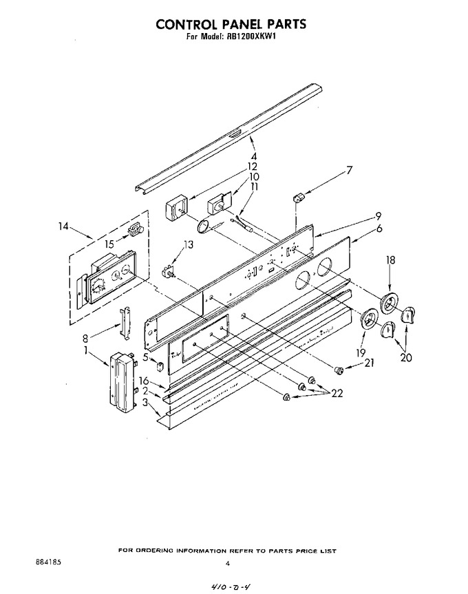 Diagram for RB1200XKW1