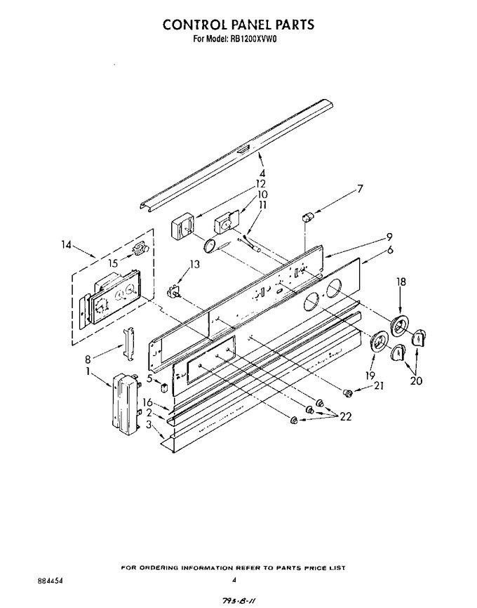 Diagram for RB1200XVW0