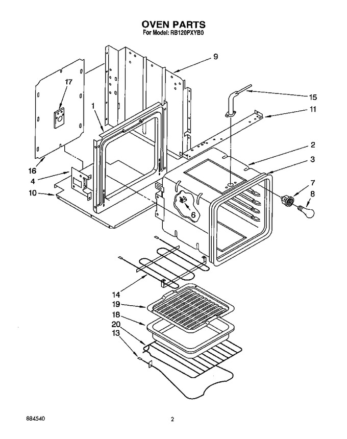 Diagram for RB120PXYB0