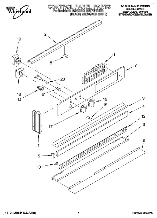 Diagram for RB170PXBB2