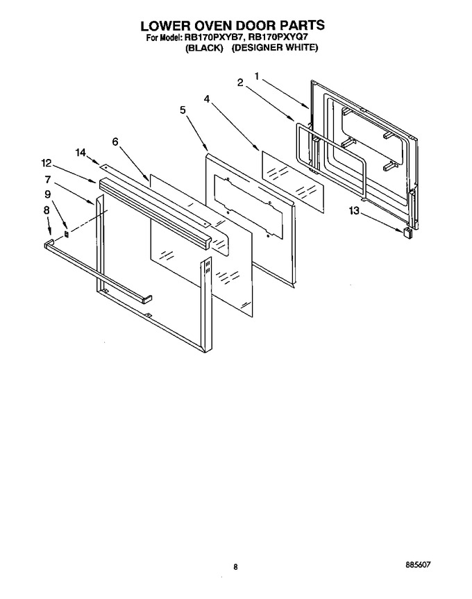 Diagram for RB170PXYB7