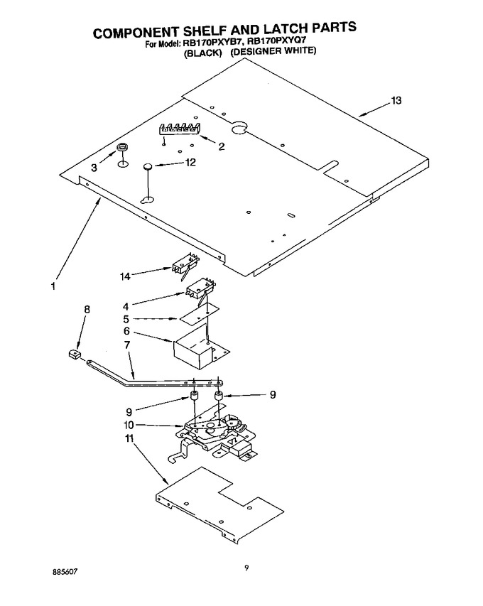Diagram for RB170PXYB7