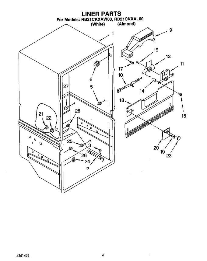 Diagram for RB21CKXAW00