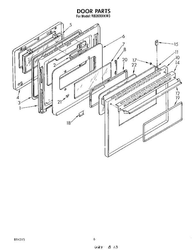 Diagram for RB2600XKW3