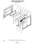 Diagram for 05 - Lower Oven Door , Literature And Optional