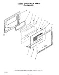 Diagram for 05 - Lower Oven Door , Literature And Optional