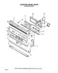 Diagram for 02 - Control Panel, Lit/optional