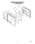 Diagram for 05 - Lower Oven Door