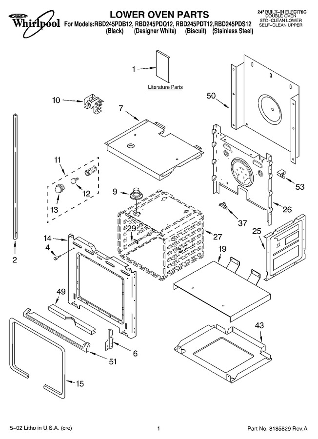 Diagram for RBD245PDT12