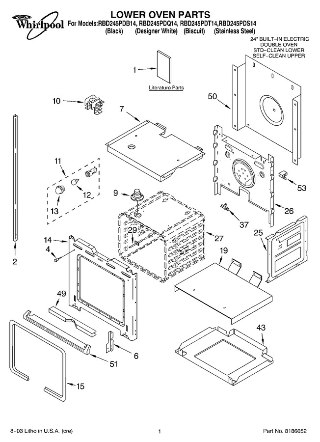 Diagram for RBD245PDS14