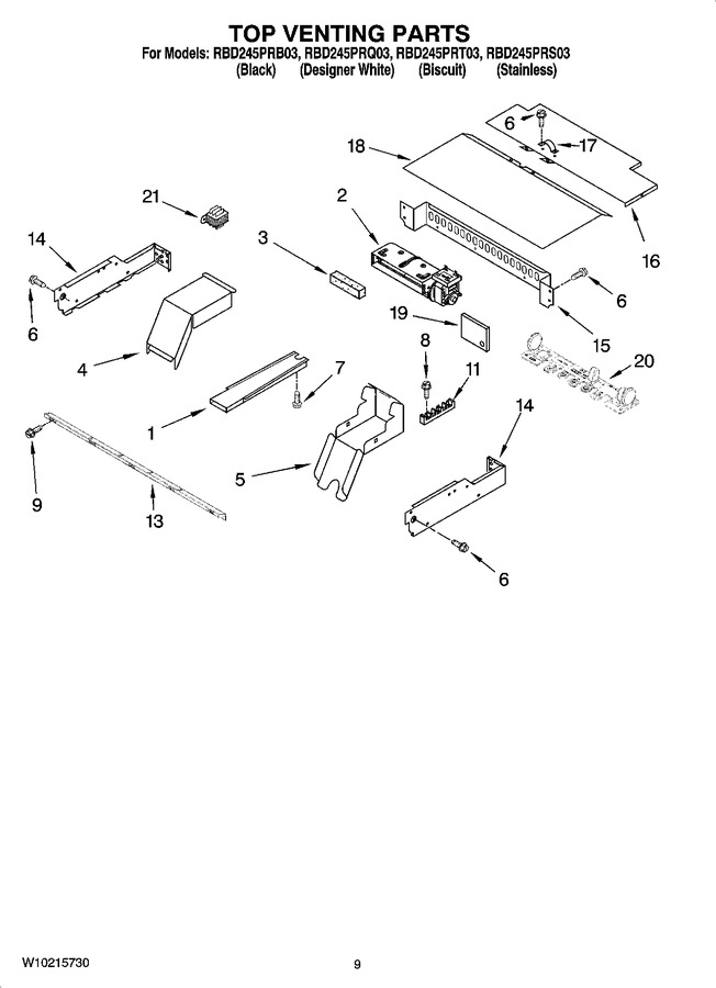 Diagram for RBD245PRT03