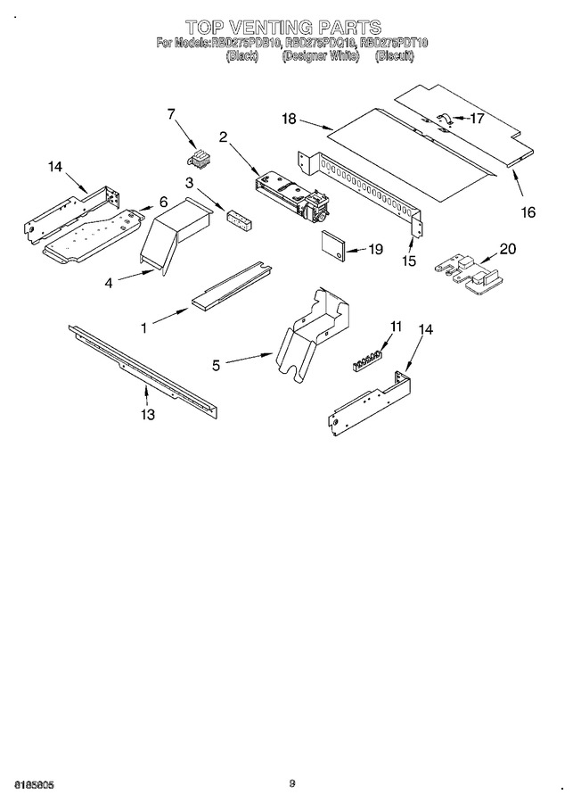 Diagram for RBD275PDQ10