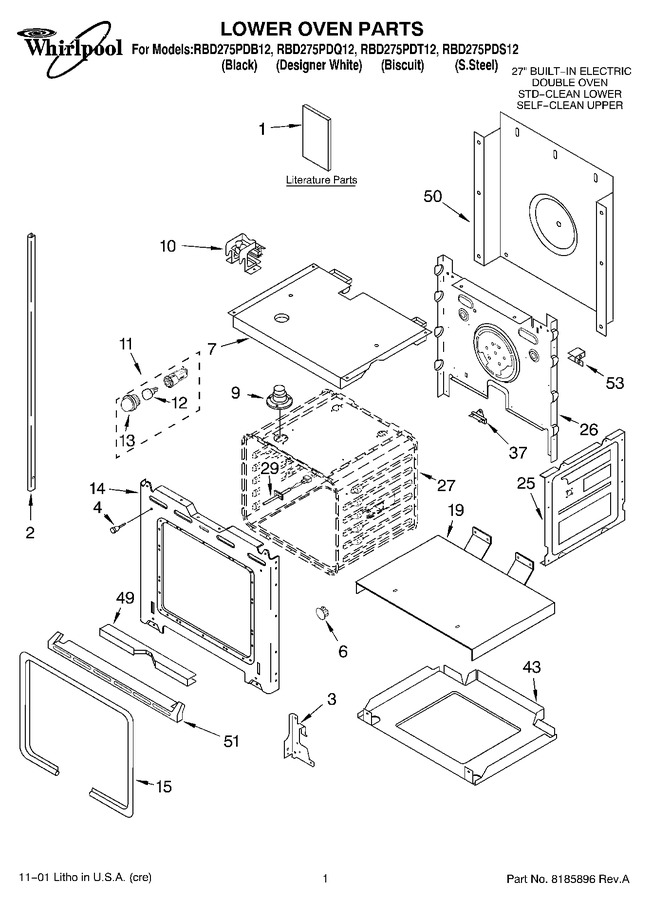 Diagram for RBD275PDS12