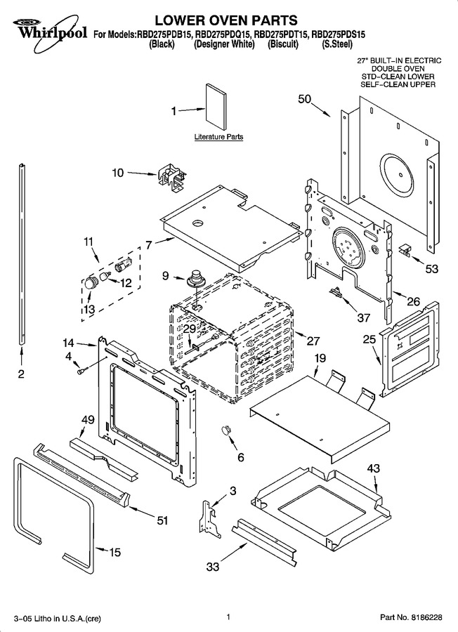 Diagram for RBD275PDQ15
