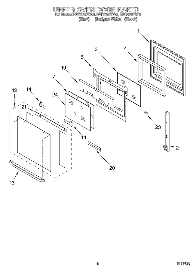 Diagram for RBD275PDQ8