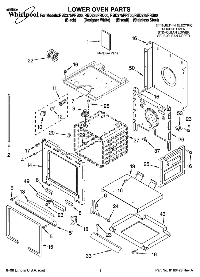 Diagram for RBD275PRT00