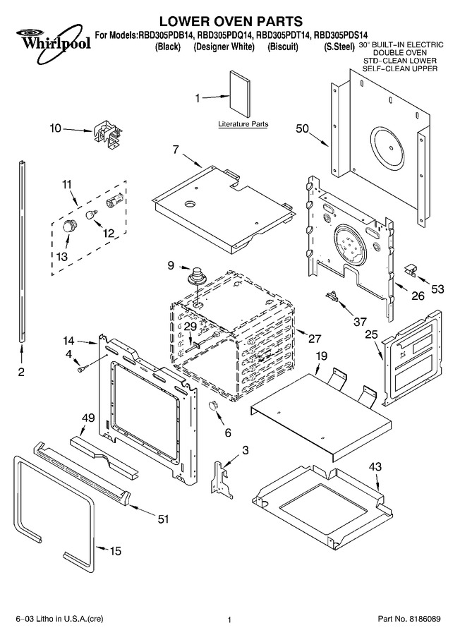Diagram for RBD305PDS14