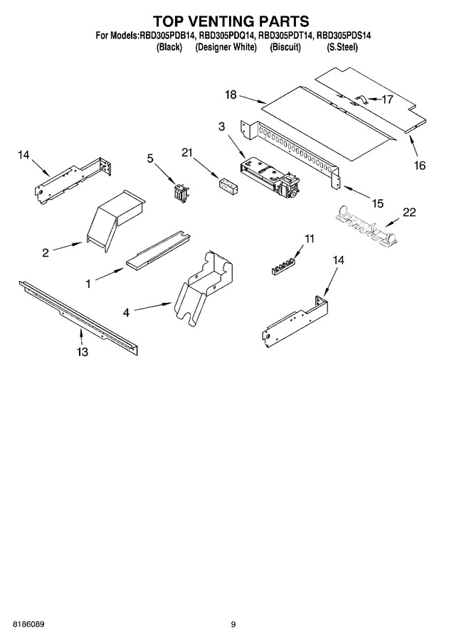 Diagram for RBD305PDS14