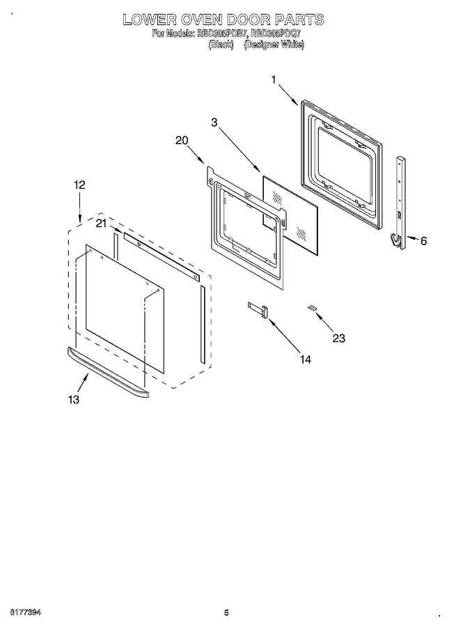Diagram for RBD305PDQ7