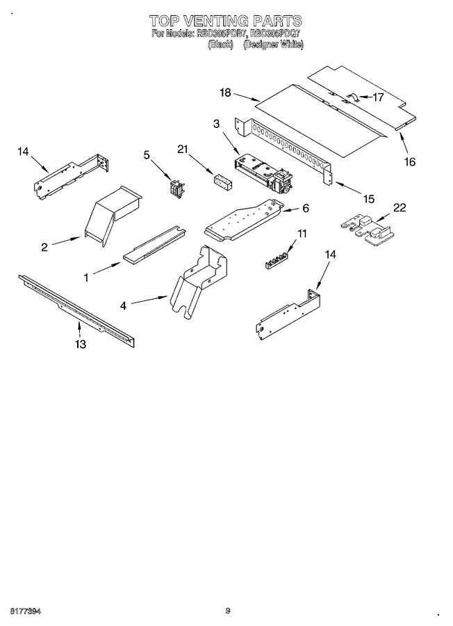 Diagram for RBD305PDQ7