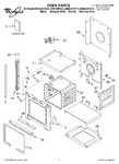Diagram for 01 - Oven Parts