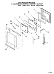 Diagram for 03 - Oven Door Parts