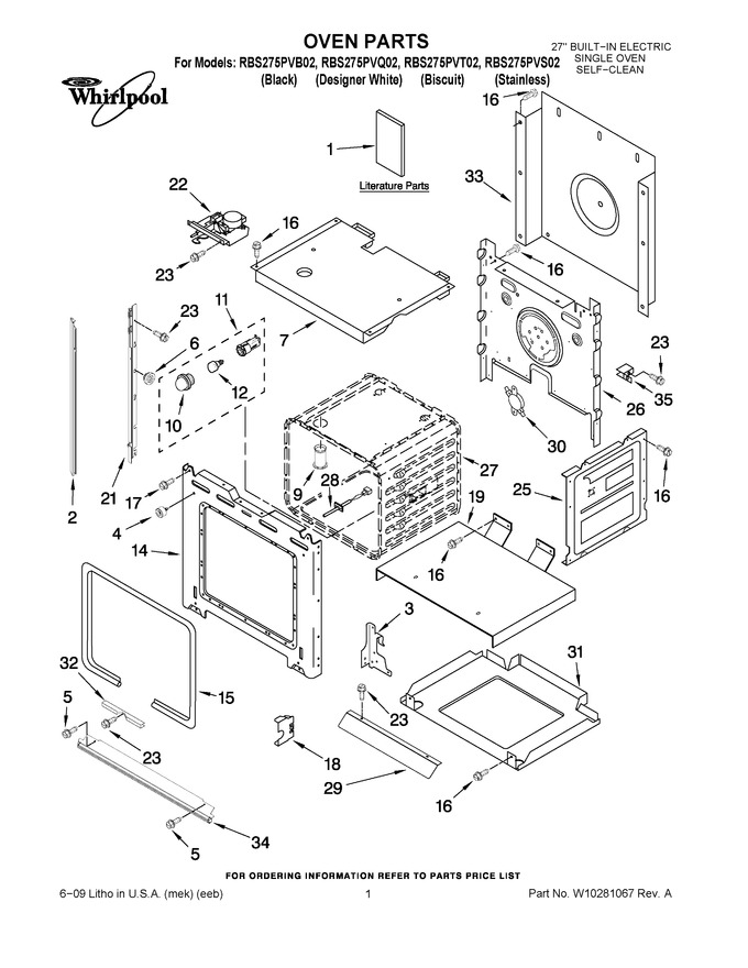 Diagram for RBS275PVT02
