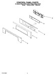 Diagram for 02 - Control Panel Parts