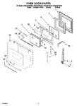 Diagram for 02 - Oven Door Parts