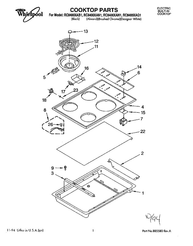 Diagram for RC8400XAH1