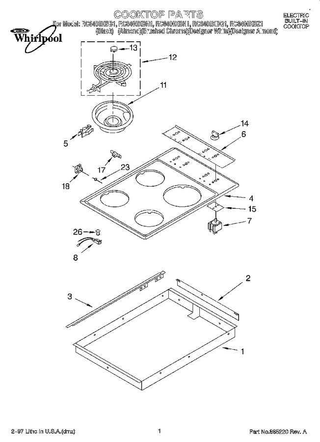Diagram for RC8400XBW1