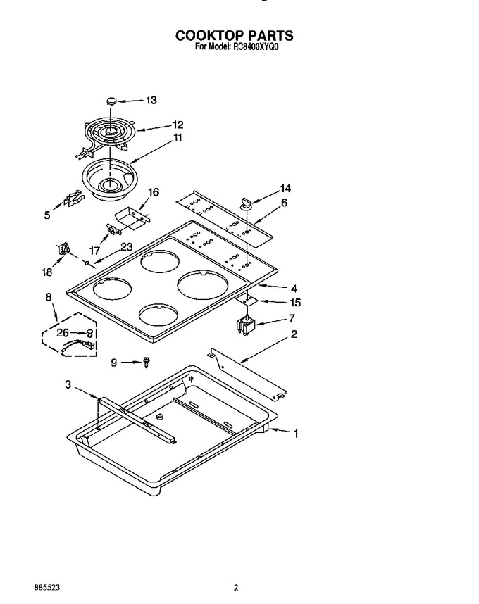 Diagram for RC8400XYQ0