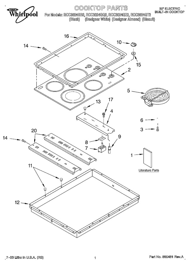 Diagram for RCC3024GB2