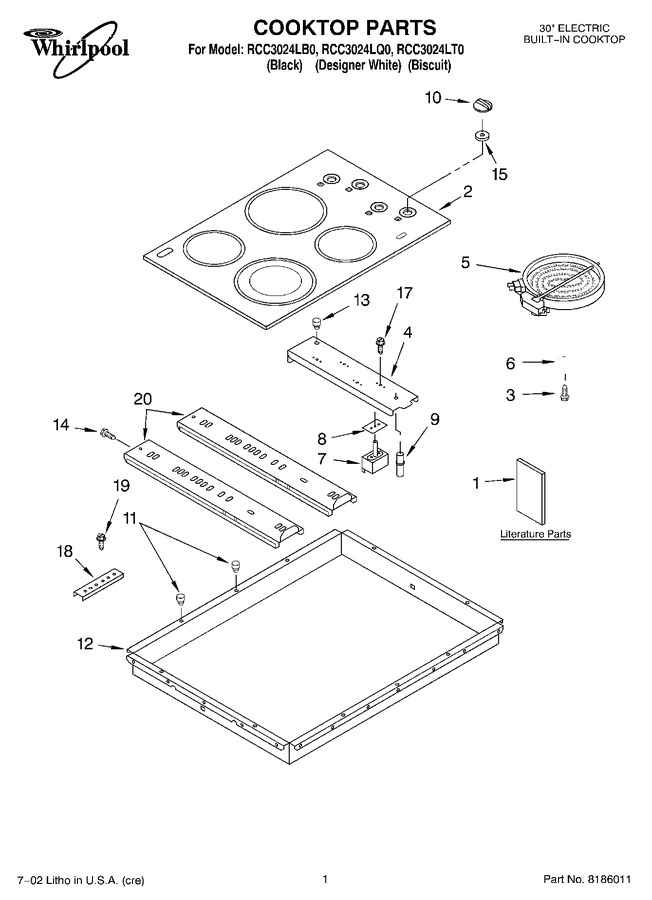 Diagram for RCC3024LT0