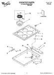 Diagram for 01 - Cooktop Parts