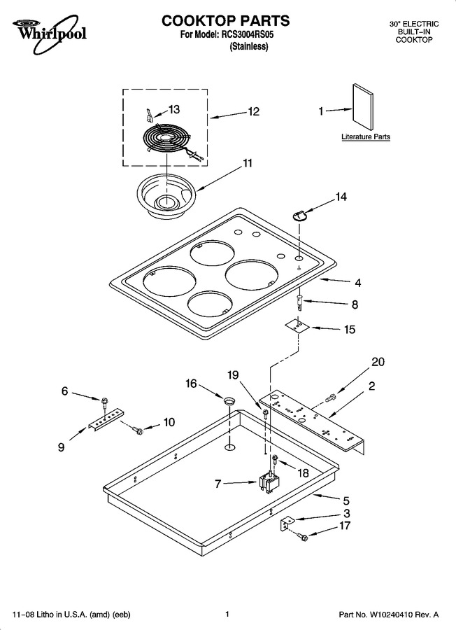 Diagram for RCS3004RS05
