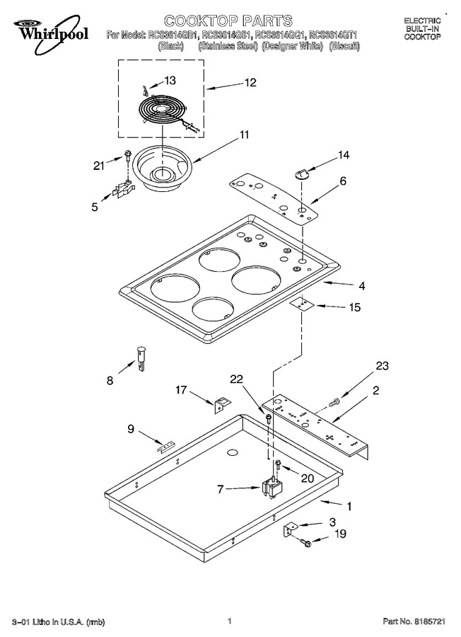 Diagram for RCS3614GB1
