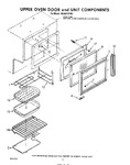 Diagram for 07 - Upper Oven Door And Unit