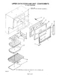 Diagram for 07 - Upper Oven Door And Unit